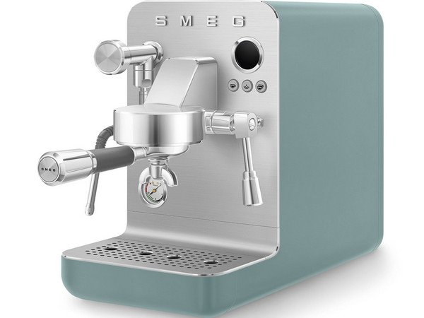 Кофемашина рожковая эспрессо SMEG EMC02EGMEU изумрудно-зеленый матовый