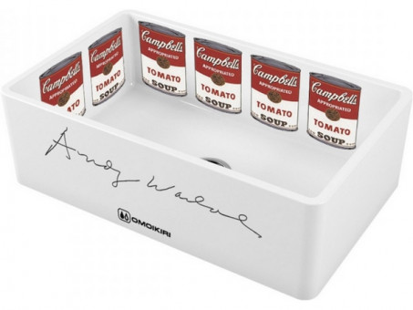 Мойка Omoikiri Mikura 76-Warhol Natceramic/белый (4993025)
