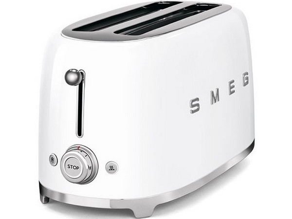 Тостер на 4 ломтика SMEG TSF02WHEU белый Тостер на 4 ломтика SMEG TSF02WHEU белый