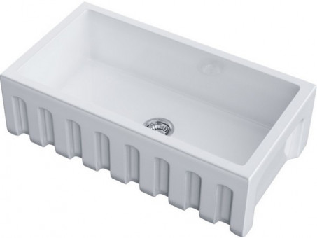 Мойка Omoikiri Mikura 83-WH Glossy Natceramic/белый глянцевый (4993259)