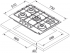 Варочная панель Franke FHSM 755 4G DC XS C (106.0554.394) газовая Варочная панель Franke FHSM 755 4G DC XS C (106.0554.394) газовая
