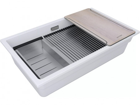 Мойка Paulmark Lumi-multi sink 74 uni LU-MULTI 74-WH, белый