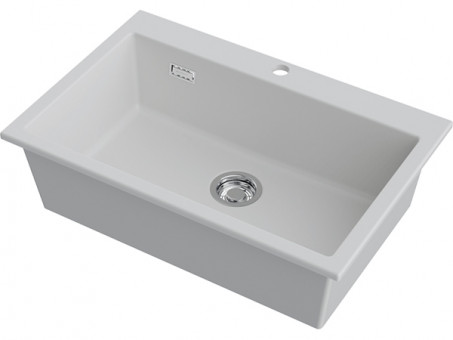Мойка Omoikiri Omishima 76-WH Matt Natceramic/белый матовый (4997551)