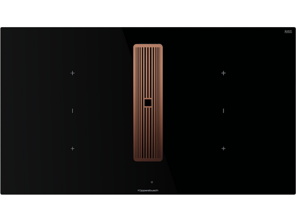 Варочная панель Kuppersbusch KMI 9350.0 SR Copper индукционная с вытяжкой