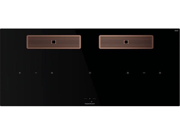 Варочная панель Kuppersbusch KMI 12850.0 SR-S Copper индукционная с вытяжкой