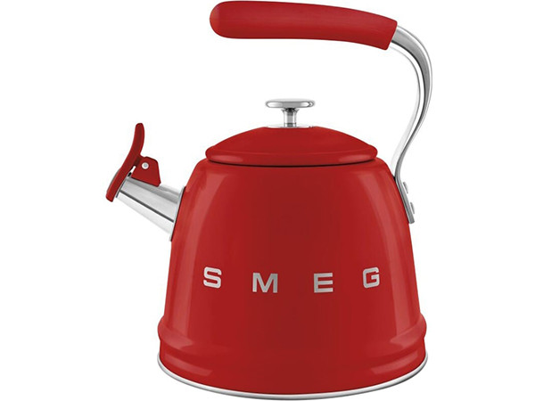 Чайник со свистком SMEG WKF01RD красный