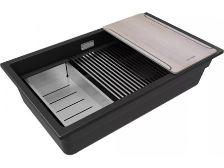 Мойка Paulmark Lumi-multi sink 74 uni LU-MULTI 74-BLM, черный