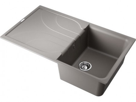 Мойка Omoikiri Yasugata 86-GR Tetogranit/leningrad grey (4993546)