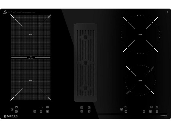 Варочная панель MEFERI XSMART35IX ULTRA индукционная с вытяжкой Варочная панель MEFERI XSMART35IX ULTRA индукционная с вытяжкой