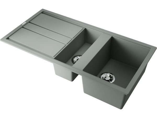 Мойка Omoikiri Kitagawa 100-2-WG Artceramic/wind green (4993252) Мойка Omoikiri Kitagawa 100-2-WG Artceramic/wind green (4993252)