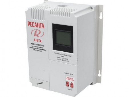 Стабилизатор напряжения Ресанта АСН-3000Н/1-Ц LUX