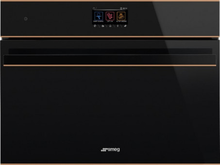 Духовой шкаф SMEG SO4604S4PNR компактный с паром