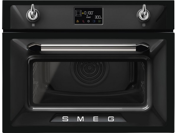 Духовой шкаф SMEG SO4902M1N компактный с СВЧ Духовой шкаф SMEG SO4902M1N компактный с СВЧ