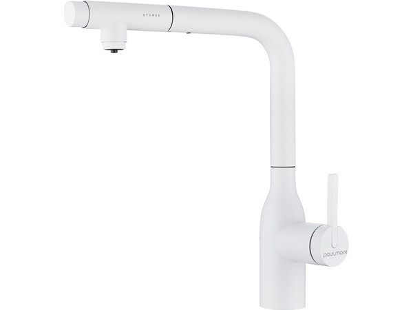 Смеситель Paulmark Viper Vi213105-WH (431), белый матовый Смеситель Paulmark Viper Vi213105-WH (431), белый матовый