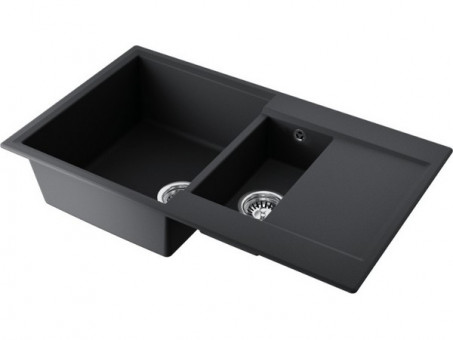 Мойка Omoikiri Daisen 86-2-BL Artgranit/черный (4993477)