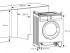 Стиральная машина Midea MFA06W80B/W встраиваемая