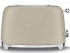 Тостер на 2 ломтика SMEG TSF01MLMEU лунный свет матовый Тостер на 2 ломтика SMEG TSF01MLMEU лунный свет матовый