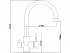 Смеситель Longran Techno LM2199 Gold Matt Смеситель Longran Techno LM2199 Gold Matt