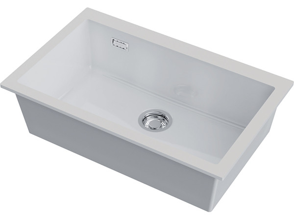 Мойка Omoikiri Omishima 76-U-WH Glossy Natceramic/белый глянцевый (4997516)