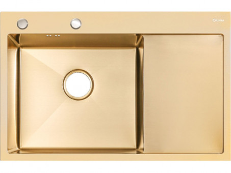 Мойка Arona ARS 780.505 L GOLD (чаша слева) золото