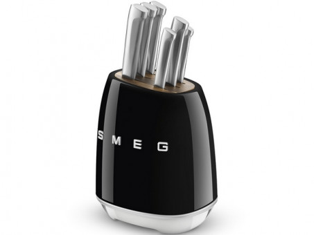 Комплект ножей SMEG KBSF02BL чёрный