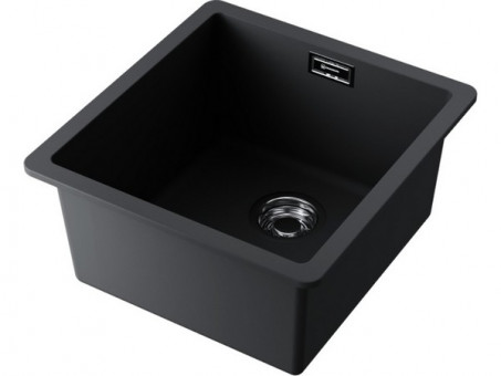 Мойка Omoikiri Kata 40-U-BL Artgranit/черный (4993396)