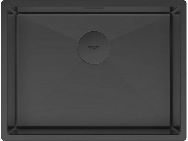 Мойка Paulmark Next 58 uni PM215844-MBN, матовый черный Мойка Paulmark Next 58 uni PM215844-MBN, матовый черный