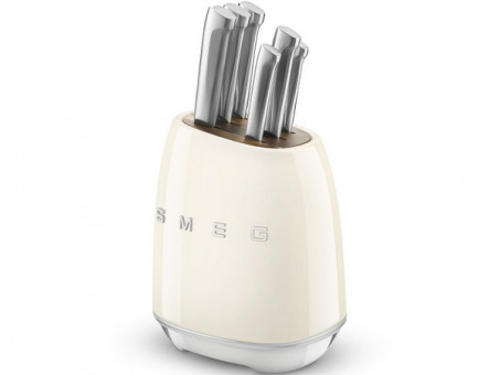 Комплект ножей SMEG KBSF02CR кремовый