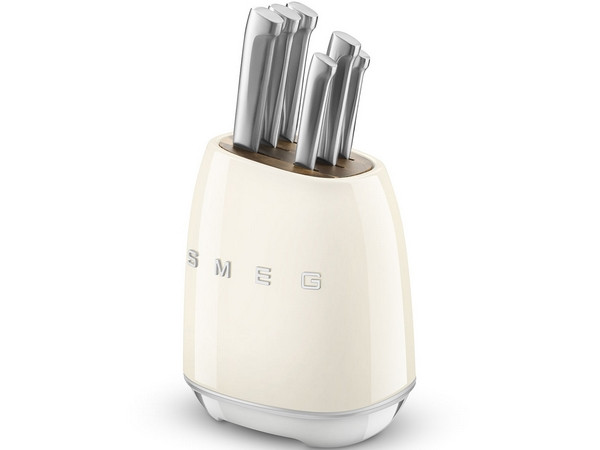 Комплект ножей SMEG KBSF02CR кремовый