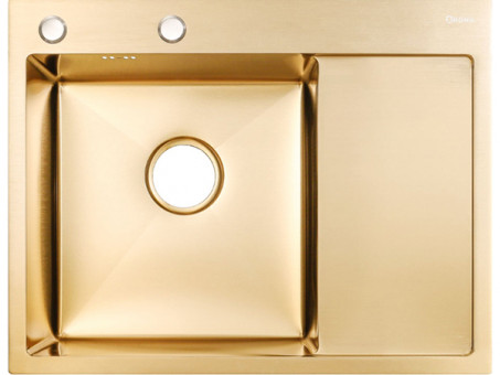 Мойка Arona ARS 650.505 L GOLD (чаша слева) золото