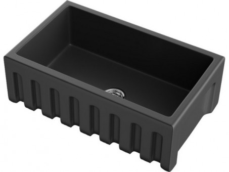 Мойка Omoikiri Mikura 76-BL Natceramic/черный (4997075)